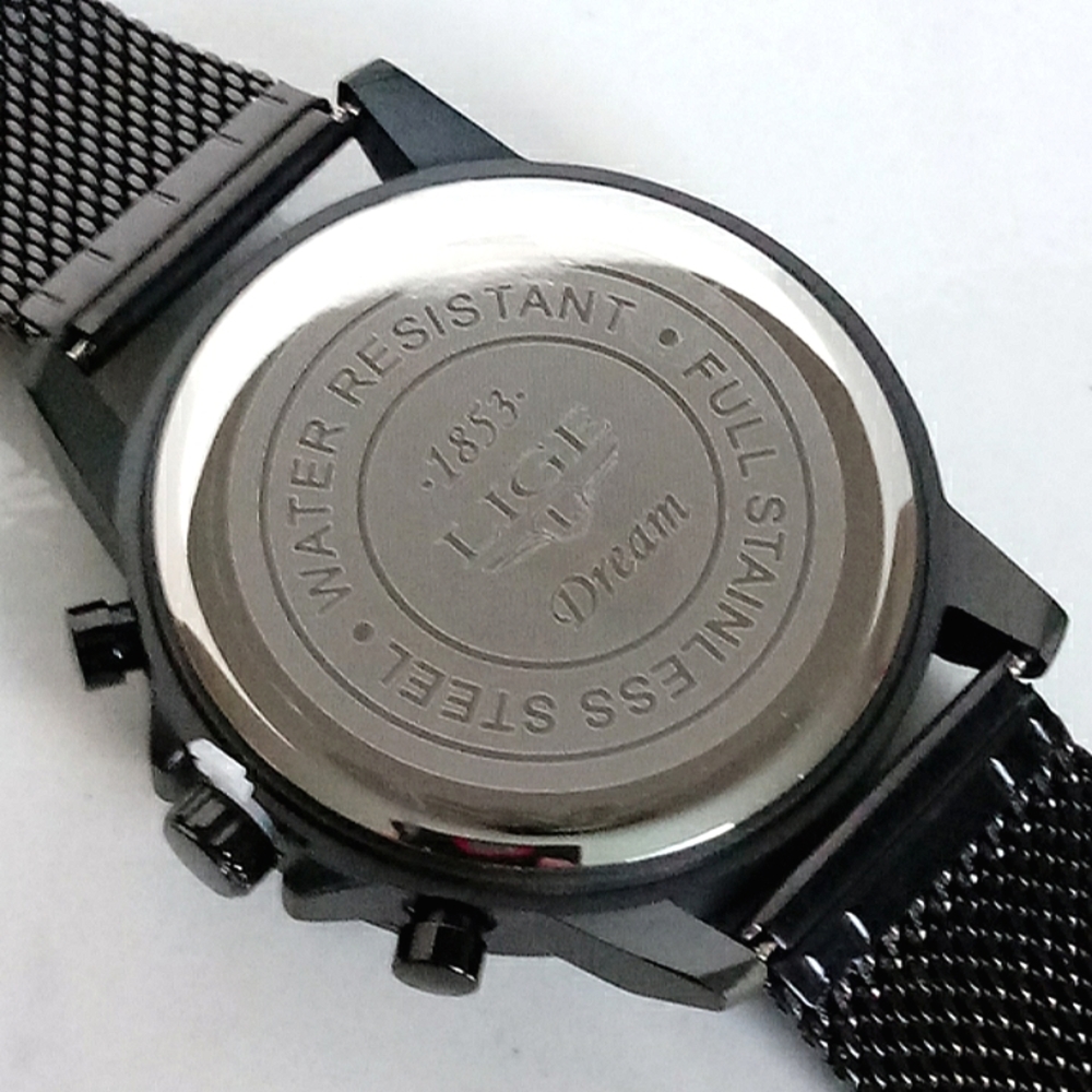 New w/Box Men's Stainless Steel Luxury Watch - Picture 5 of 7